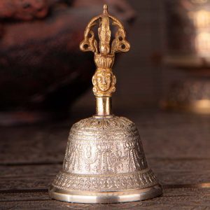 Glocke mit Dorje (12,5 cm)