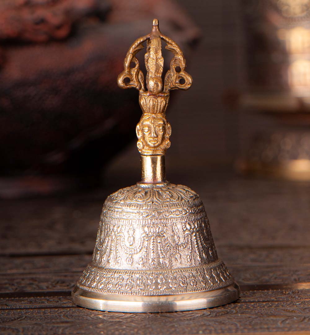 Glocke mit Dorje (12,5 cm)