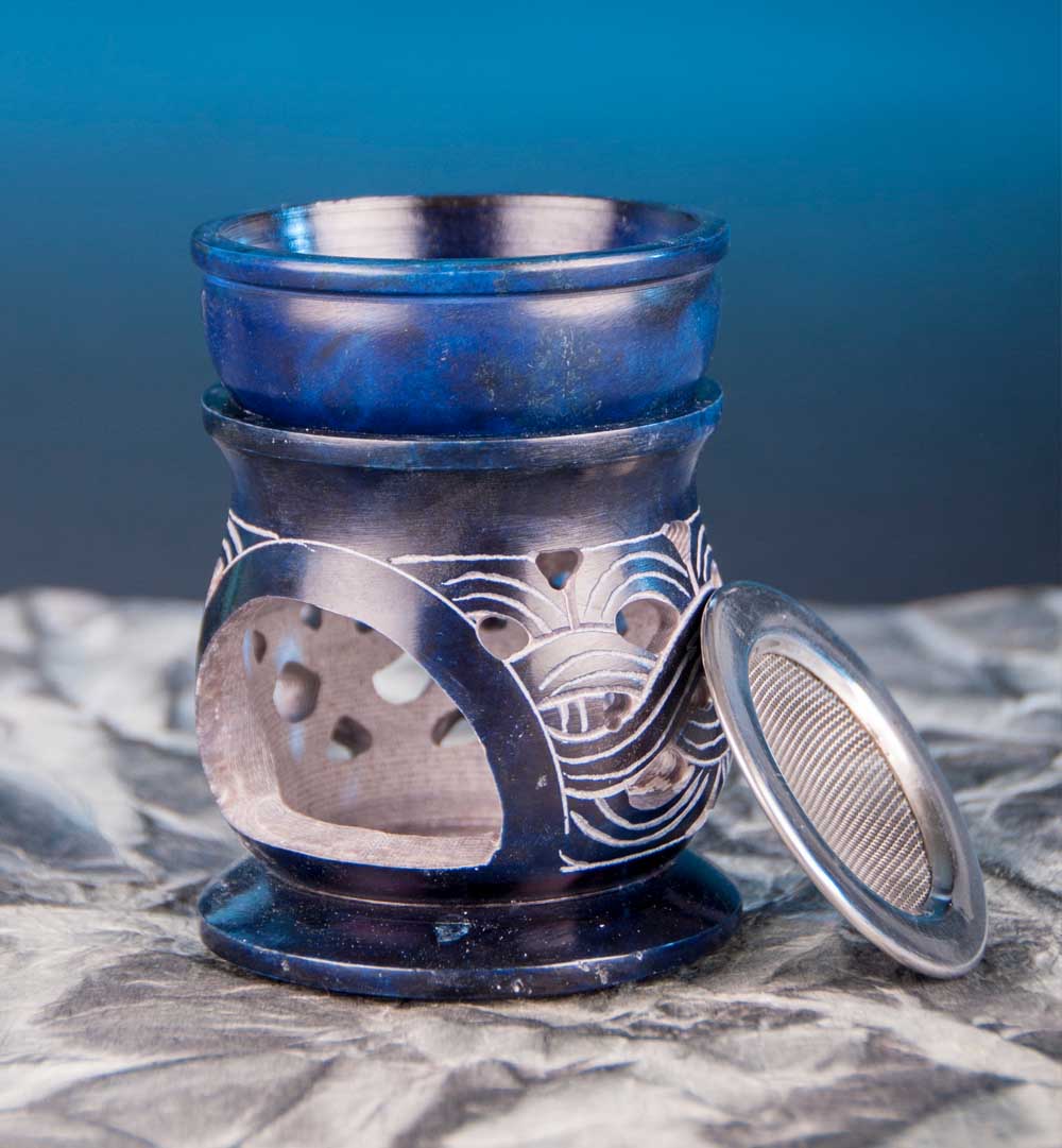 Aromalampe & Siebgefäß - Keltischer Knoten