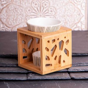 Aromalampe – Bambus und Keramik
