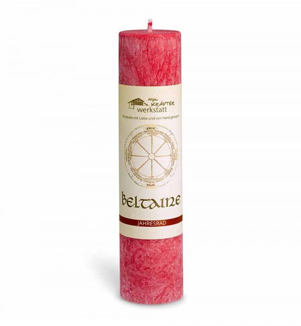 Beltaine - "Jahresrad" Heilkräuterkerze