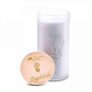 Engelslicht – “Naturkraft-Berglicht” Heilkräuter-Glaskerze