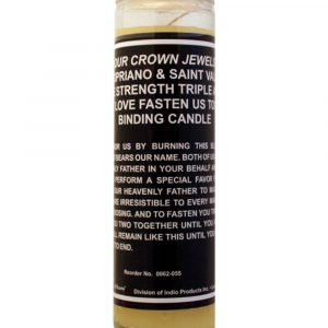 Fire of Love / Binding / St. Cipriano / St. Valentine – “7 Sisters of New Orleans” Komplett-Ritualkerze