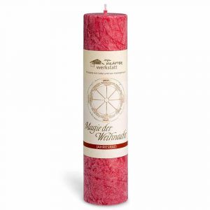Magie der Weihnacht – “Jahresrad” Heilkräuterkerze