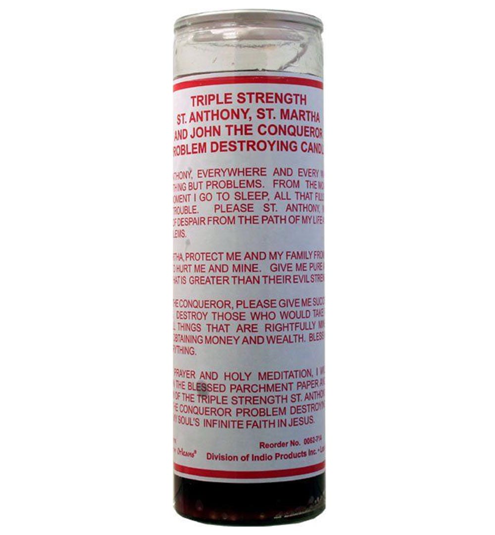 Problem Destroying / John The Conqueror - "7 Sisters of New Orleans" Komplett-Ritualkerze